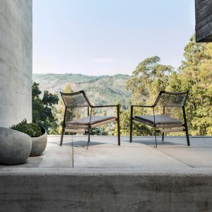 ghế đan dây dù, đan nhựa giả mây