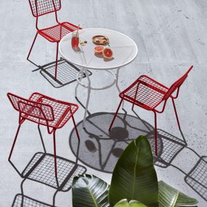 bộ bàn ghế sắt sơn tĩnh điện ngoài trời