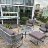 bộ sofa ngoài trời đan dây dù