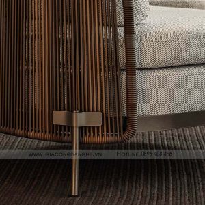 chân kim loại armchair tape
