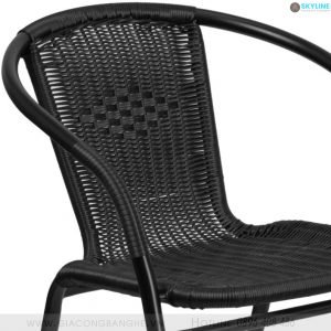 Ghế xếp nhà hàng trong nhà-ngoài trời mây đen