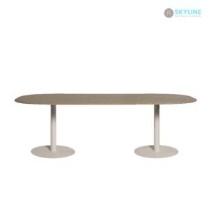 bàn chữ T hình bầu dục