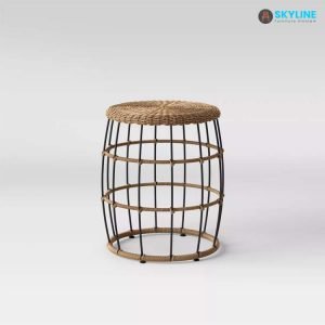 bàn cafe mây nhựa