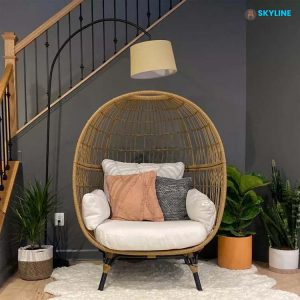 ghế trứng decor