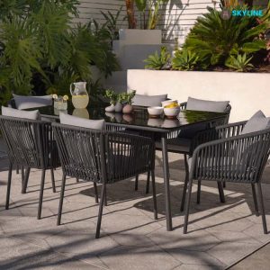 bộ bàn ghế ăn ngoài trời