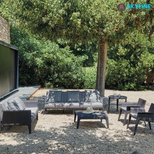 bộ bàn ghế ngoài trời đan mây nhựa