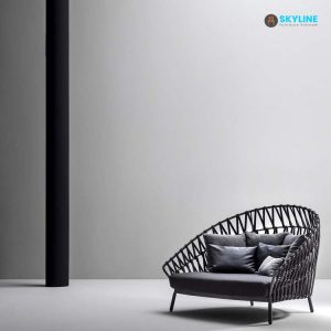 sofa mây ngoài trời