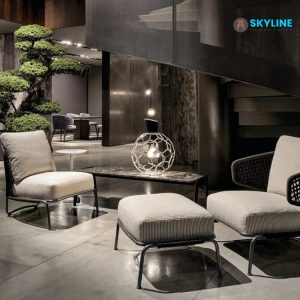 bộ armchair đan dây dù