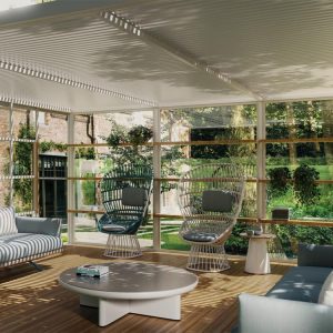 bộ bàn ghế thư giãn sân vườn