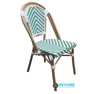 ghế nhôm đan mây nhựa