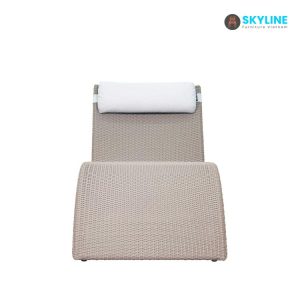 giường tắm nắng đan mây nhựa