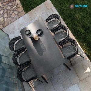 bộ bàn ghế ăn ngoài trời