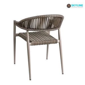 ghế ăn nhựa giả mây png