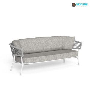 sofa đan màu trắng