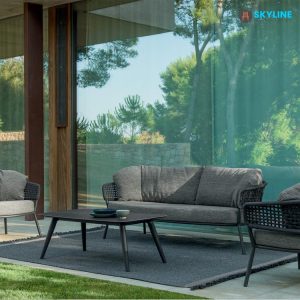 sofa ngoài trời đan dây dù