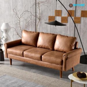 sofa da phòng khách