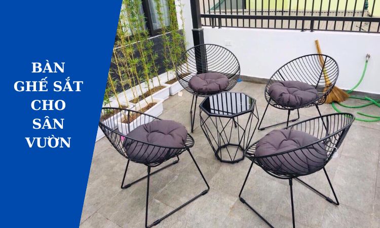 lựa chọn bàn ghế sắt