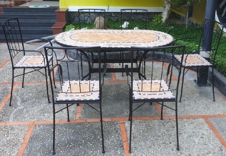 bàn ghế sắt sân vườn đẹp