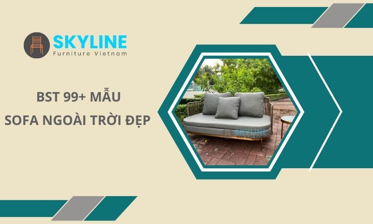 sofa ngoài trời đẹp