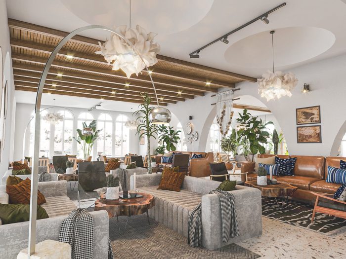 bàn ghế quán trà sữa đẹp ở TPHCM