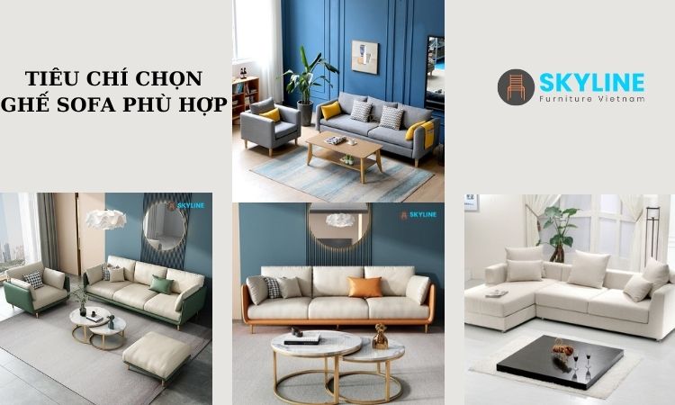 lựa chọn ghế sofa phù hợp