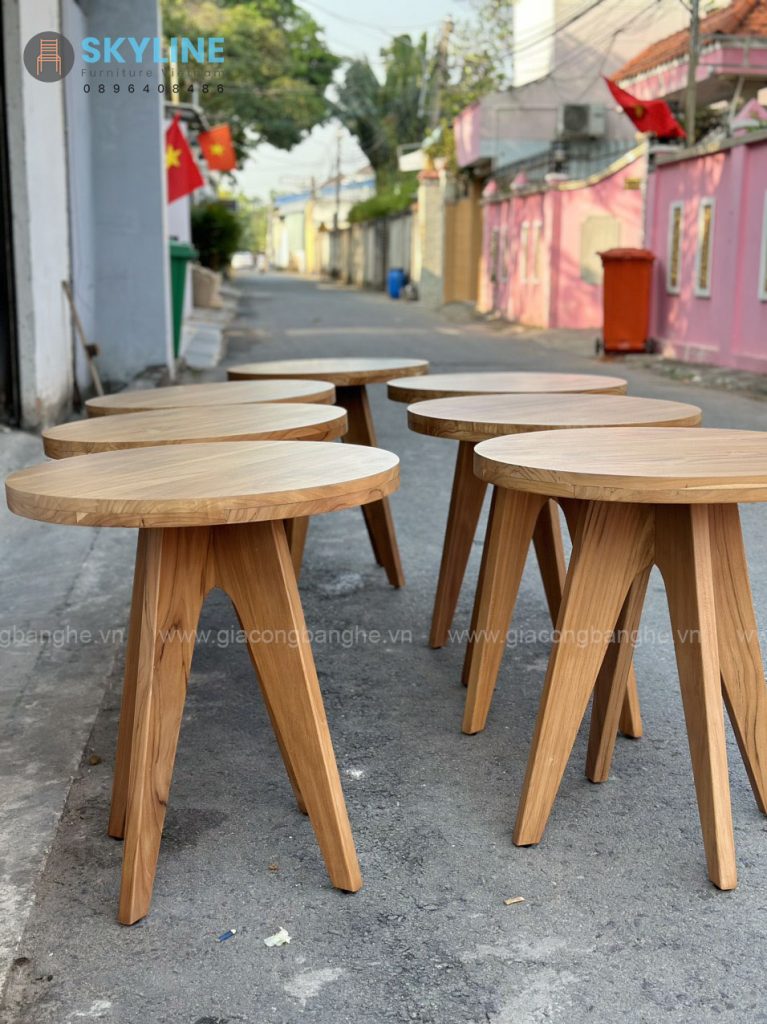BÀN GỖ TEAK NGOÀI TRỜI SKLT036
