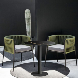 Ghế Ăn Ngoài Trời Đan Dây Dù SKLC139