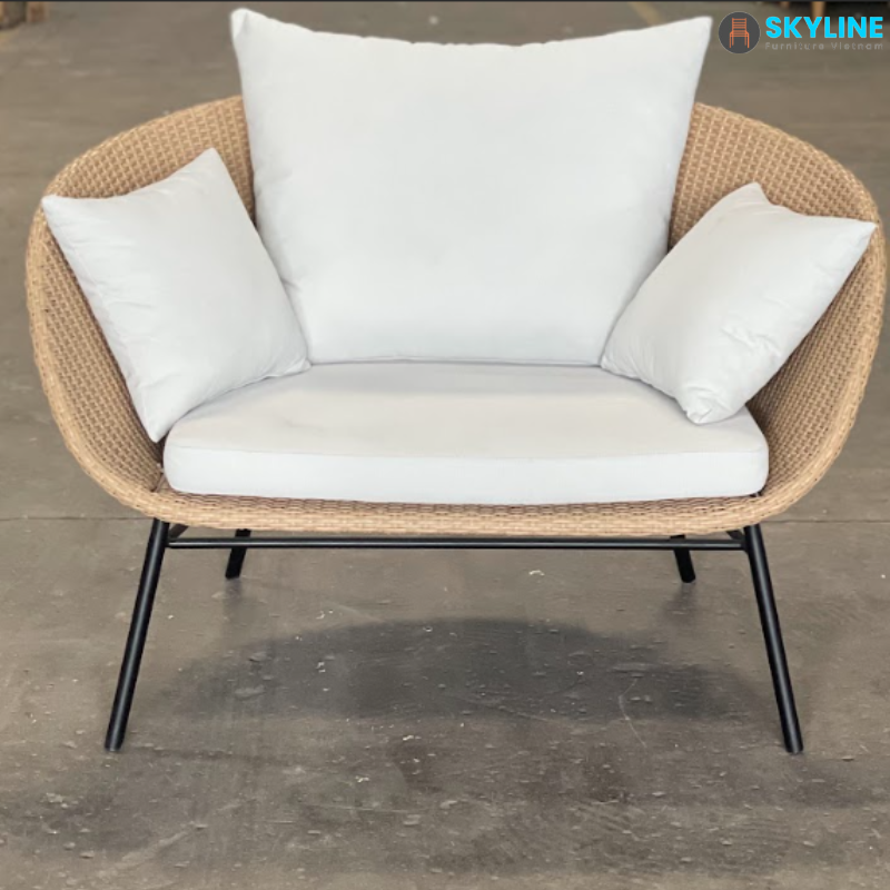 Sofa Mây Nhựa Ngoài Trời SKLC140