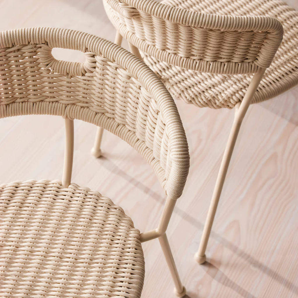 Ghế Ăn Ngoài Trời Đan Dây Dù SKLC145