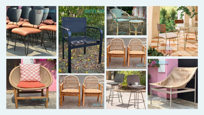 ghế ngoài trời nhỏ gọn