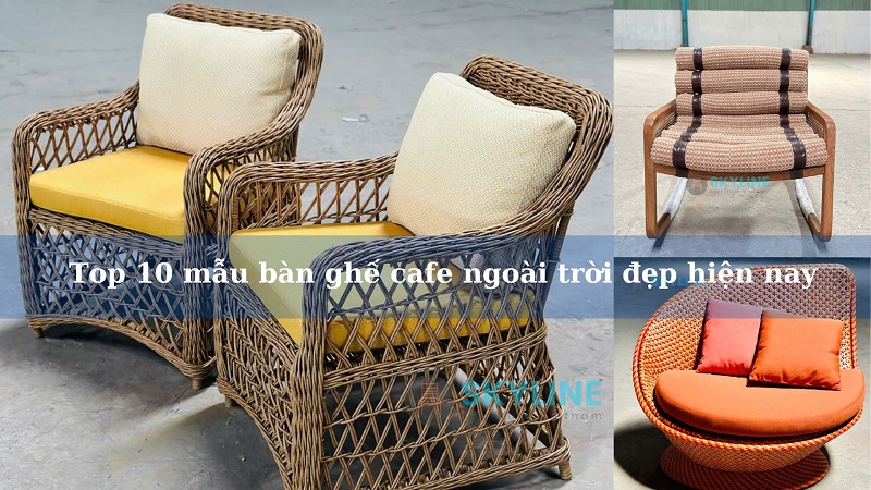 10 mẫu bàn ghế cafe ngoài trời đẹp