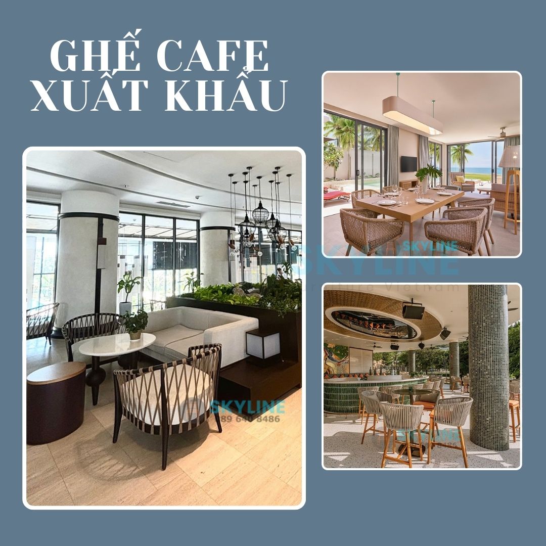 ghế cafe xuất khẩu