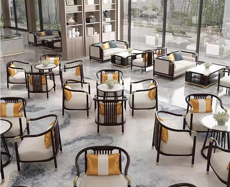 sofa khách sạn bọc nệm chất lượng cao